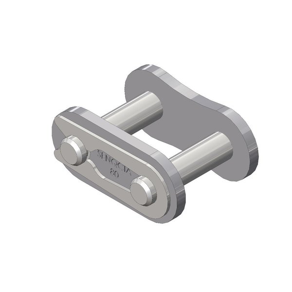 Senqcia Inspire Series 80 Cl Sc Type, ASME/ANSI Std Roller Chain, Single Strand, 1" Pitch, PK5 80CLSC